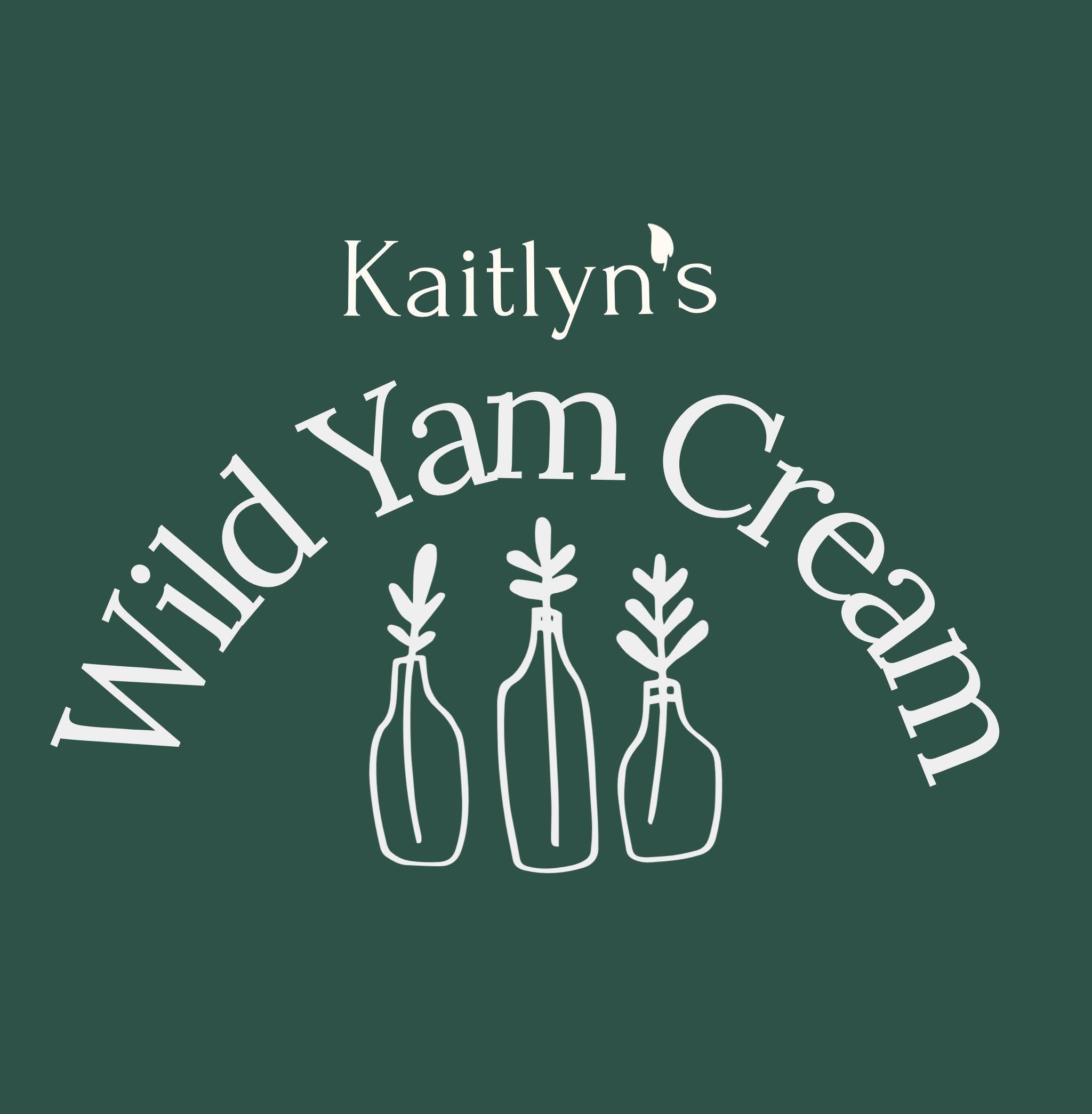 Kaitlyn's Wild Yam Cream Organic Hormone Balance